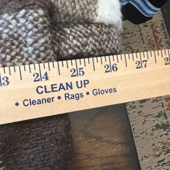 HOUSE OF HARLOW 1960 wool blend teddy fleece cropped flannel shirt jacket Large - Picture 7 of 7